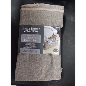 Better Homes & Gardens Underbed Storage Bags Charleston 2 Pack NWT